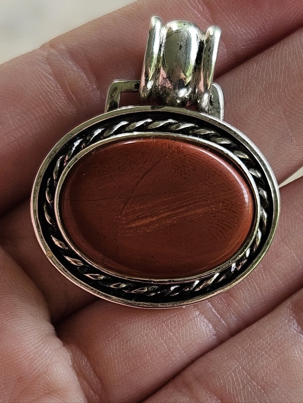 Vintage Ref Jasper Pendant